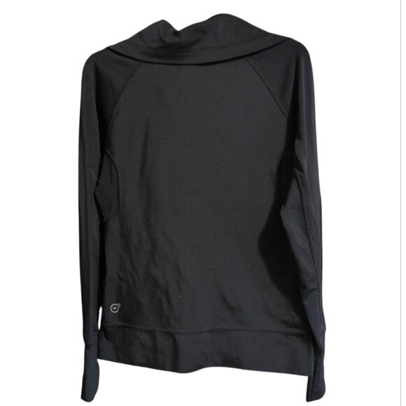 Puma Sweater Black/pink Full Zip up Activewear Jacket with pockets, Thumb holes - Picture 2 of 7